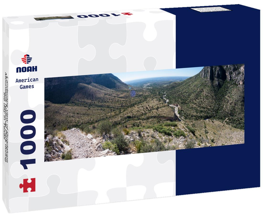 Noah Jigsaw Puzzle Landscape view of Guadalupe Mountains National Park during the day in Texas panorama 1000 pieces