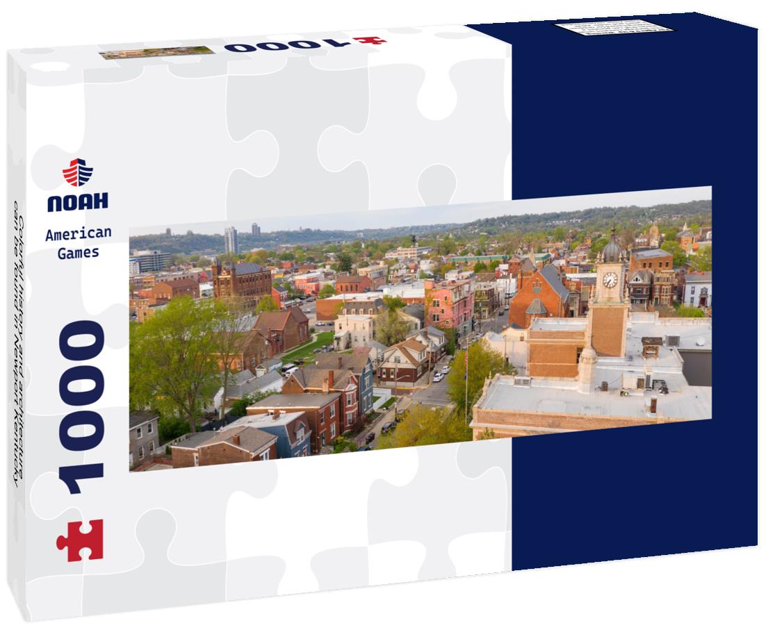 Noah Jigsaw Puzzle Colorful history and architecture can be found in Newport Kentucky panorama 1000 pieces
