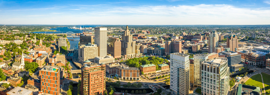 Noah Jigsaw Puzzle Aerial panorama of Providence skyline on a late afternoon. Providence is the capital city of the U.S. state of Rhode Island. Founded in 1636 is one of the oldest cities in USA panorama 1000 pieces