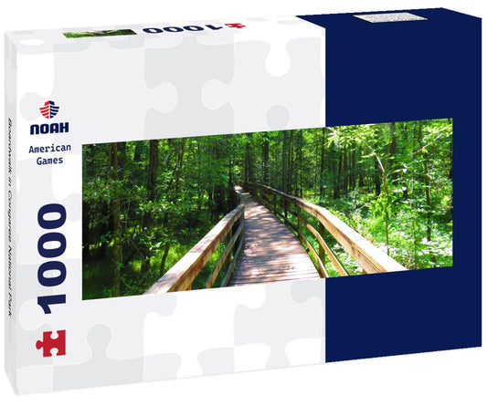 Noah Jigsaw Puzzle Boardwalk in Congaree National Park panorama 1000 pieces