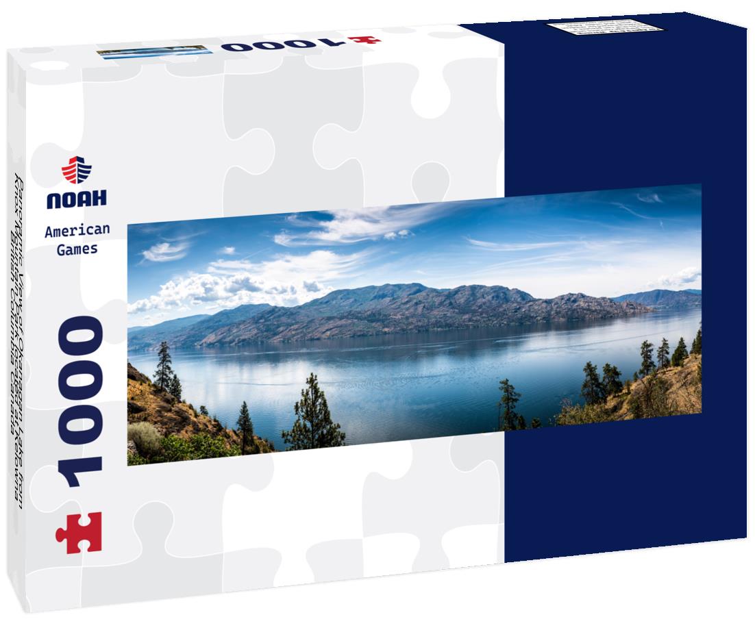 Noah Jigsaw Puzzle Panoramic View of Okanagan Lake from Knox Mountain Park located at Kelowna British Columbia Canada panorama 1000 pieces