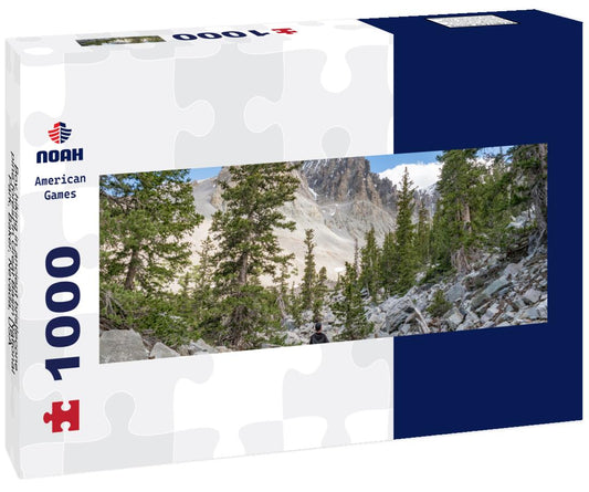 Noah Jigsaw Puzzle Boy hiking in ancient bristlecone pine forest in Great Basin National Park, Baker, Nevada, USA panorama 1000 pieces