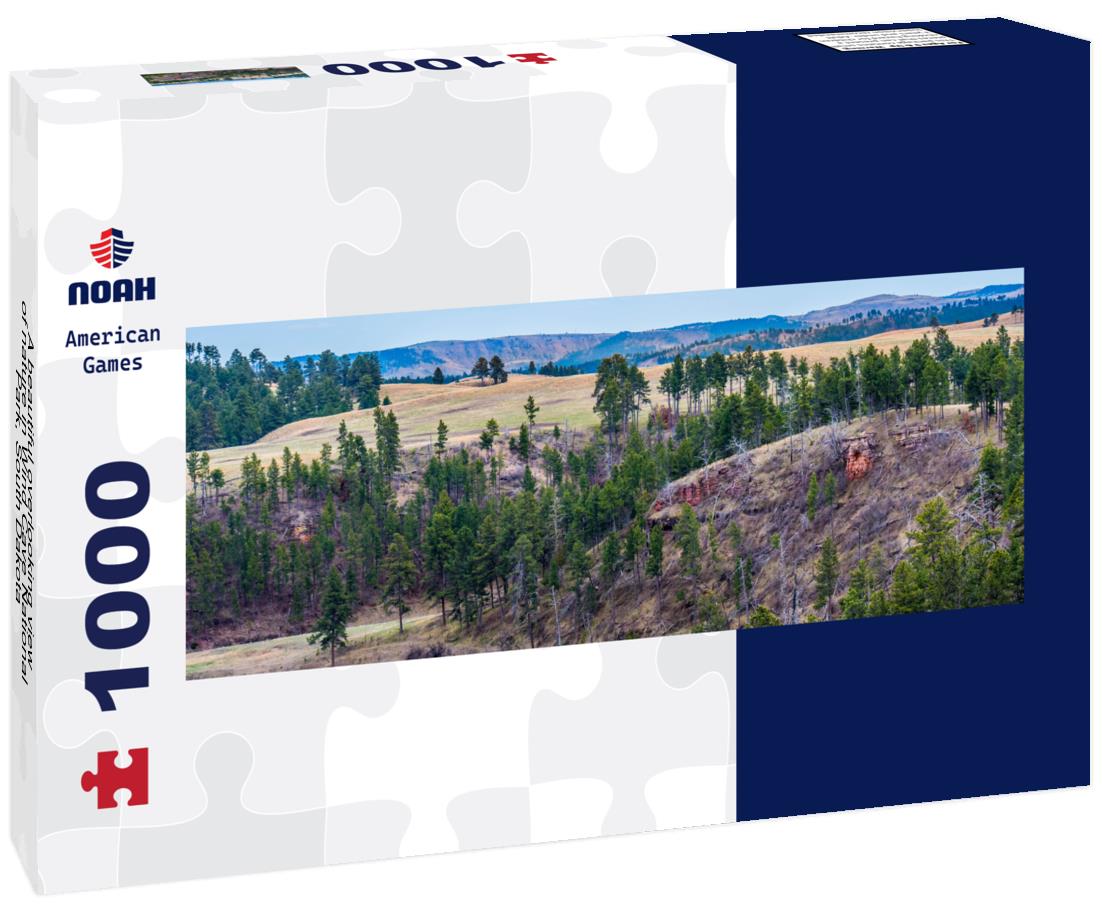 Noah Jigsaw Puzzle A beautiful overlooking view of nature in Wind Cave National Park, South Dakota panorama 1000 pieces