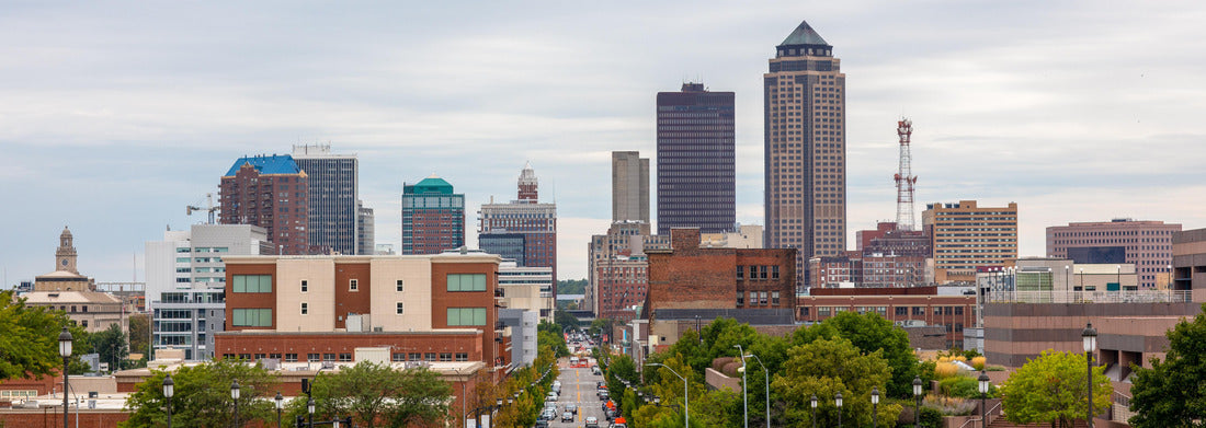 Noah Jigsaw Puzzle Des Moines, the capital of the state of Iowa, United States of America panorama 1000 pieces