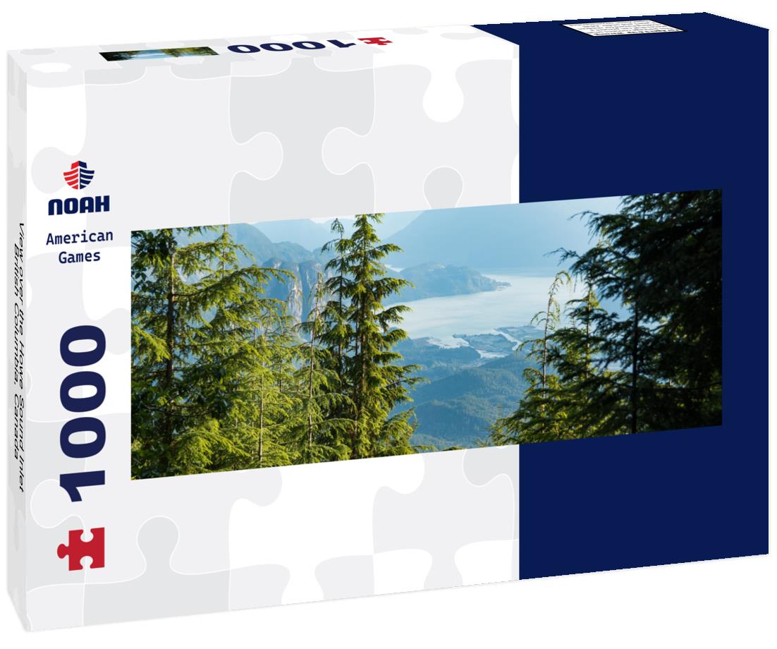 the Howe Sound Inlet, British Columbia, Canada 1000pc Panoramic Puzzle