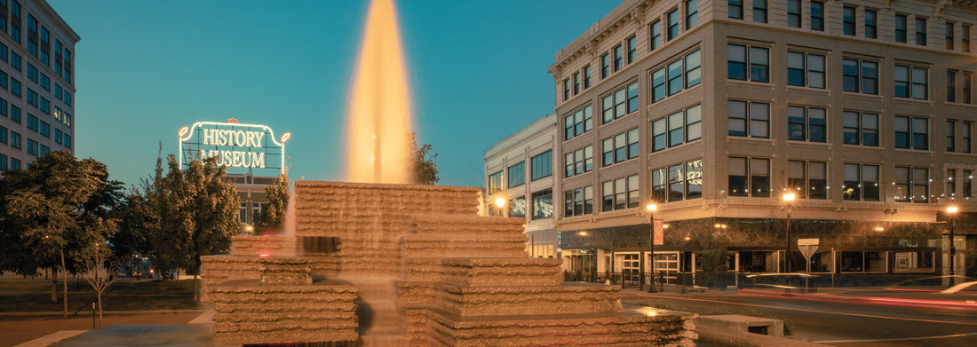 Noah Jigsaw Puzzle Blue hour downtown Springfield, Missouri panorama 1000 pieces