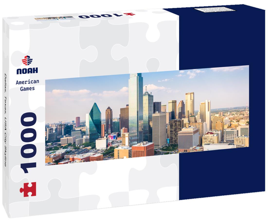 Noah Jigsaw Puzzle Dallas, Texas, USA City Skyline panorama 1000 pieces
