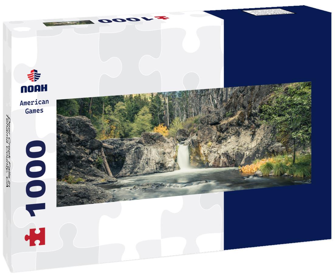 Noah Jigsaw Puzzle Deer Creek Falls in Tehama County, CA panorama 1000 pieces