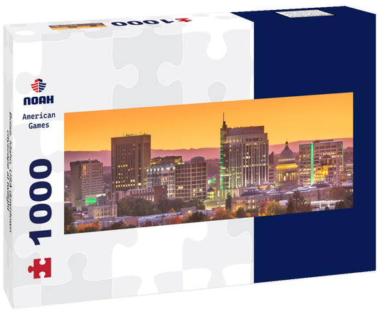 Noah Jigsaw Puzzle Boise, Idaho, USA downtown cityscape at twilight panorama 1000 pieces