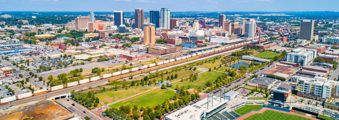 Noah Jigsaw Puzzle Birmingham, Alabama, USA Downtown Skyline Panorama panorama 1000 pieces