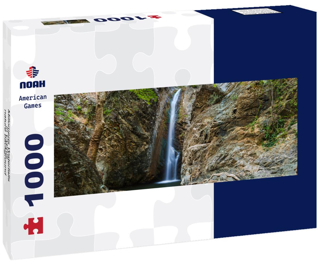 Noah Jigsaw Puzzle Millomeris Waterfalls in Cyprus - nature background panorama 1000 pieces