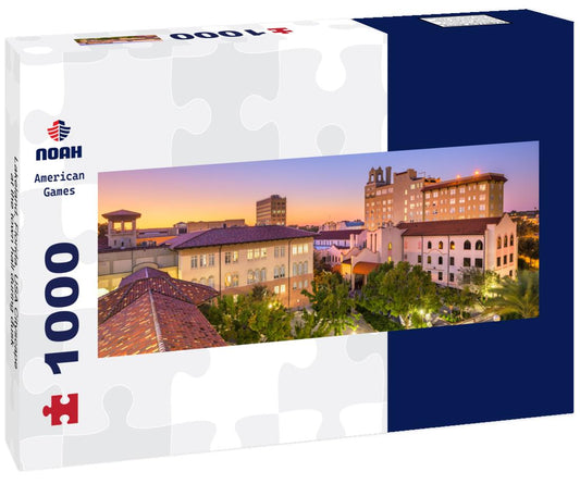 Noah Jigsaw Puzzle Lakeland, Florida, USA Cityscape at the town hall during dusk panorama 1000 pieces