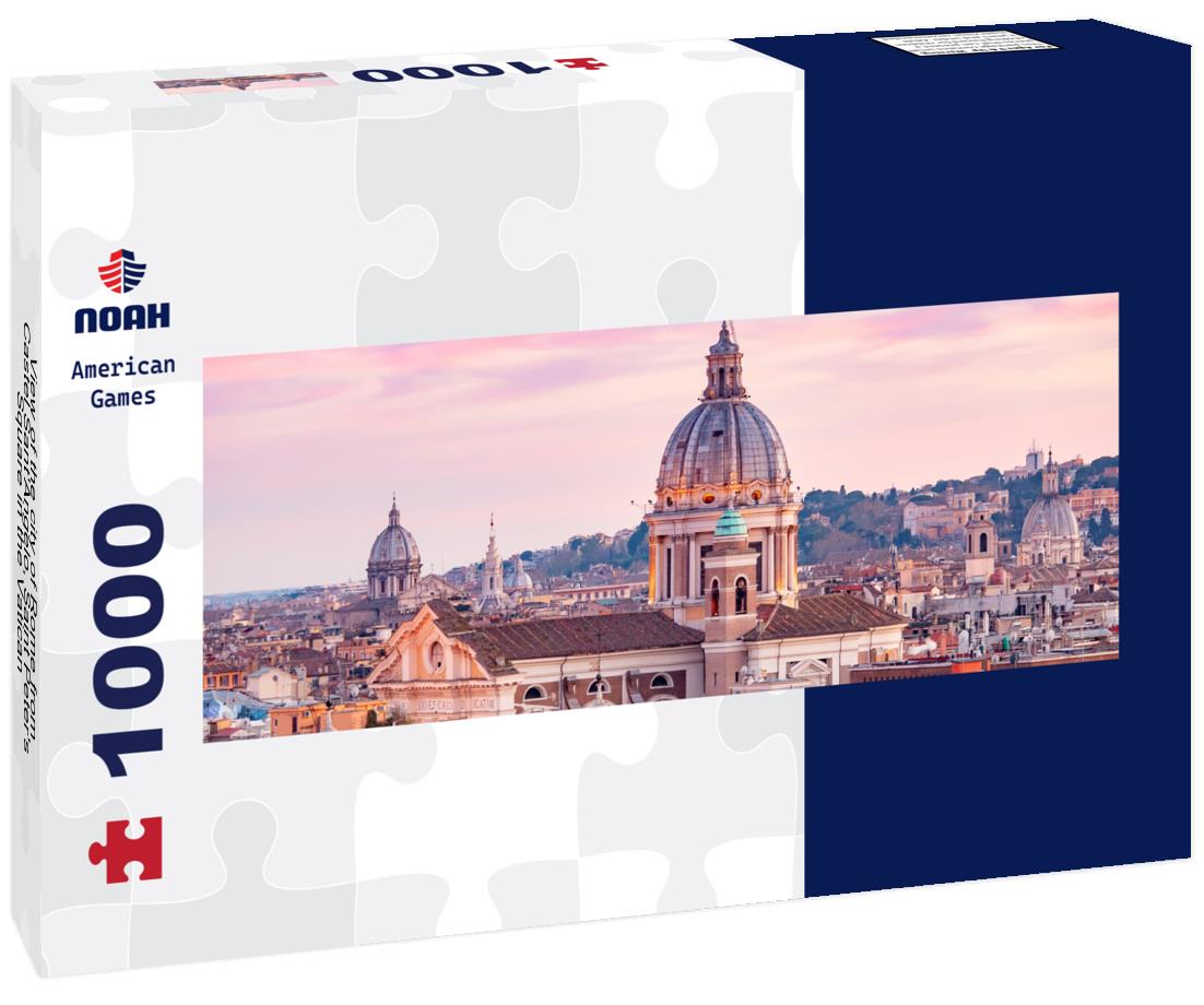 Noah Jigsaw Puzzle View of the city of Rome from Castel Sant'Angelo, Saint Peter's Square in the Vatican panorama 1000 pieces