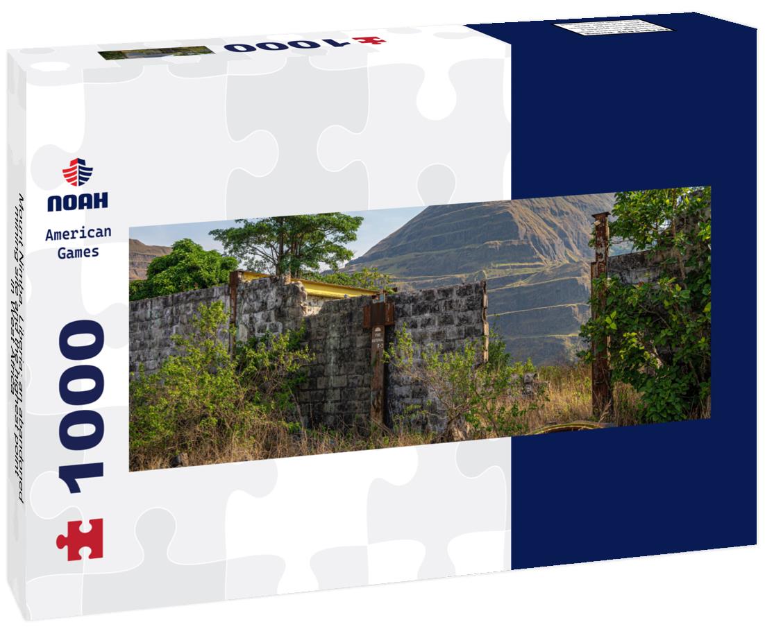 Noah Jigsaw Puzzle Mount Nimba, Liberia: an abandoned mining site and the highest point in West Africa panorama 1000 pieces