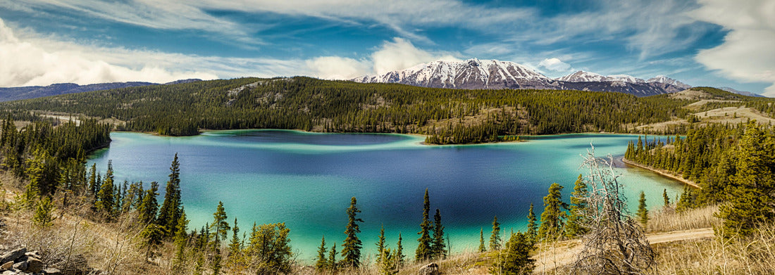 Noah Jigsaw Puzzle Panorama of Emerald Lake, located in the Yukon Territory of Canada panorama 1000 pieces