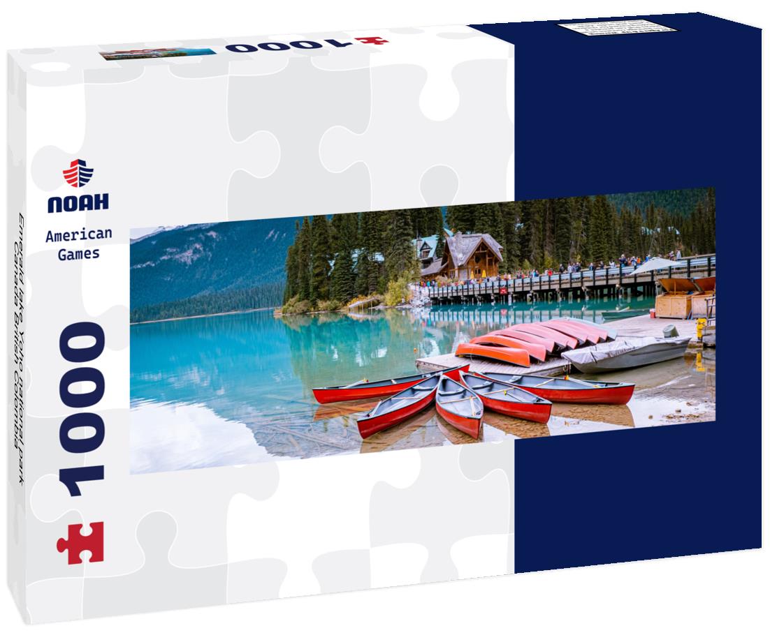 Noah Jigsaw Puzzle Emerald lake Yoho national park Canada British Colombia panorama 1000 pieces