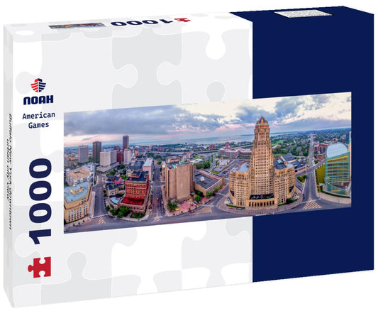 Noah Jigsaw Puzzle Buffalo New York downtown urban city view panorama 1000 pieces