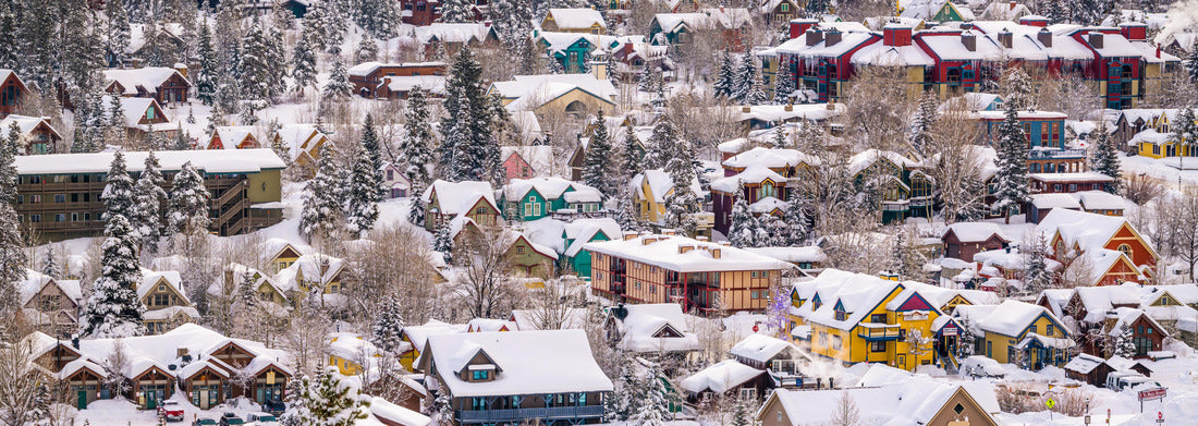 Noah Jigsaw Puzzle Breckenridge, Colorado, USA city skyline at dawn in winter panorama 1000 pieces
