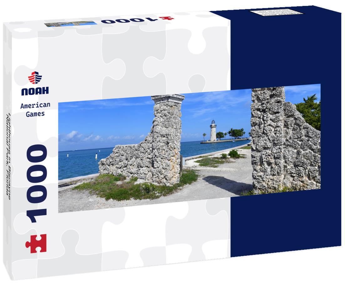 Noah Jigsaw Puzzle Lighthouse in Biscayne National Park, Florida panorama 1000 pieces