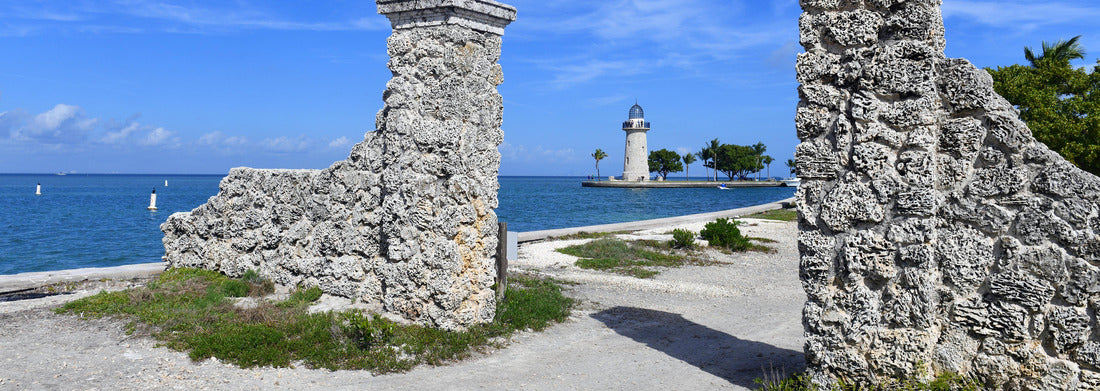 Noah Jigsaw Puzzle Lighthouse in Biscayne National Park, Florida panorama 1000 pieces