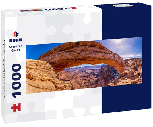 Noah Jigsaw Puzzle View on Mesa Arch in Canyonlands National Park in Utah in winter panorama 1000 pieces