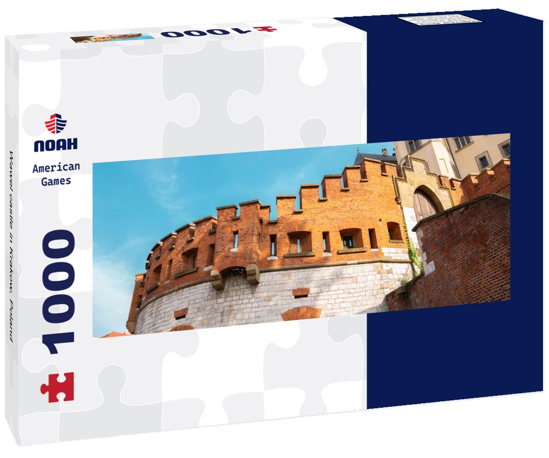 Wawel castle in Krakow, Poland 1000pc Panoramic Puzzle