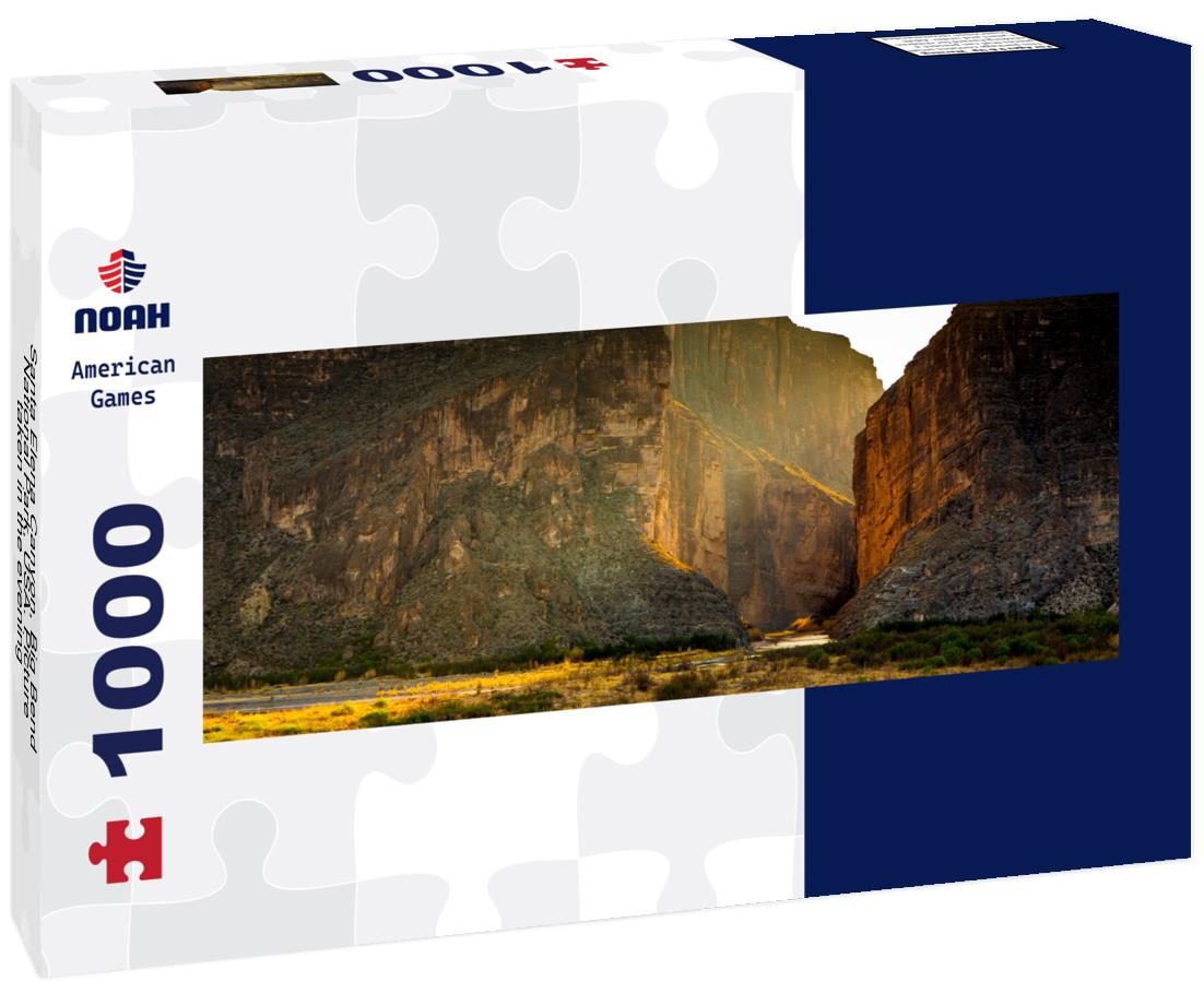 Noah Jigsaw Puzzle Santa Elena Canyon, Big Bend National Park, USA. Picture taken in the evening panorama 1000 pieces