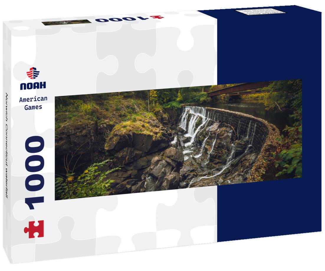 Noah Jigsaw Puzzle Norwich Connecticut waterfall panorama 1000 pieces