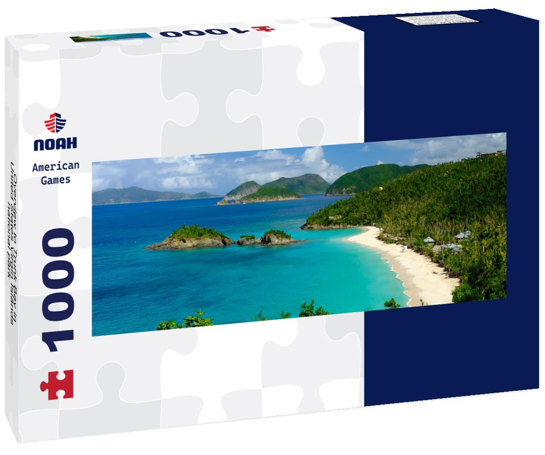 Noah Jigsaw Puzzle Overview to Trunk Bay in United States Virgin Islands national park panorama 1000 pieces