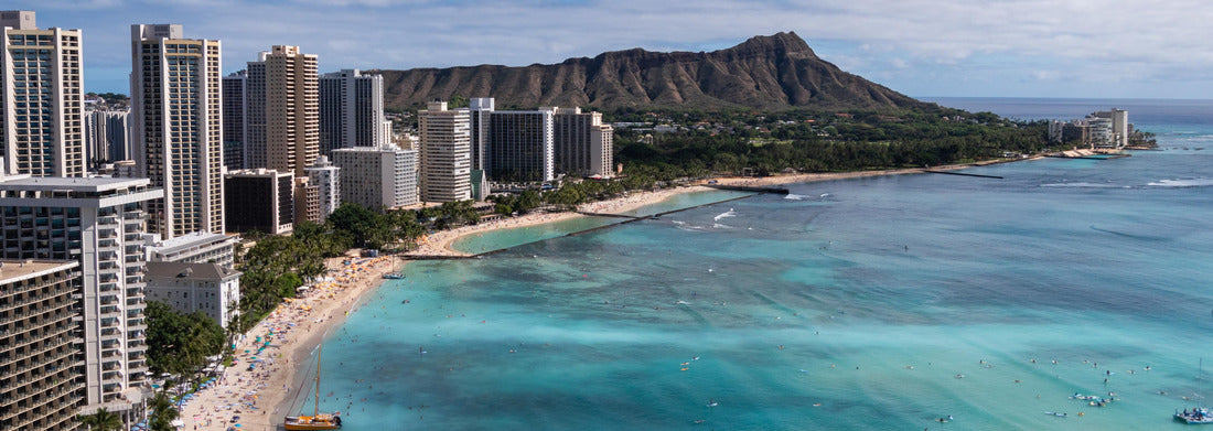 Noah Jigsaw Puzzle A famous tourist destination in Hawaii. From Waikiki Beach to Diamond Head panorama 1000 pieces