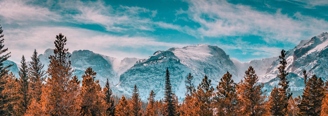 Noah Jigsaw Puzzle Rocky mountain national park mountains and trees panorama 1000 pieces