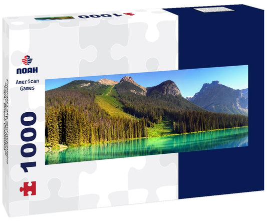 Noah Jigsaw Puzzle Emerald Lake and mountains at sunrise, Yoho National Park, British Columbia, Canada panorama 1000 pieces
