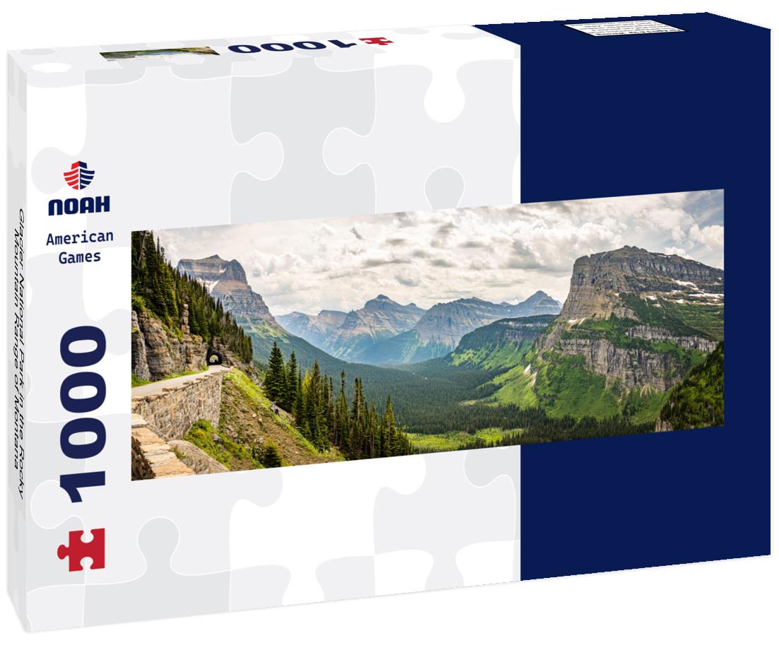 Noah Jigsaw Puzzle Glacier National Park in the Rocky Mountain Range of Montana panorama 1000 pieces
