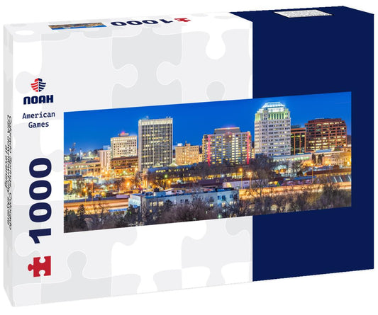 Noah Jigsaw Puzzle Colorado Springs, Colorado, USA downtown city skyline at evening panorama 1000 pieces