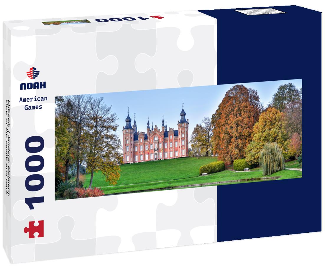 Noah Jigsaw Puzzle Dilbeek, Flanders, Belgium. View of the castle and park panorama 1000 pieces