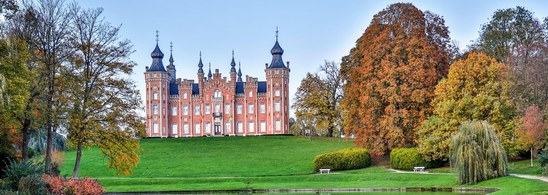 Noah Jigsaw Puzzle Dilbeek, Flanders, Belgium. View of the castle and park panorama 1000 pieces