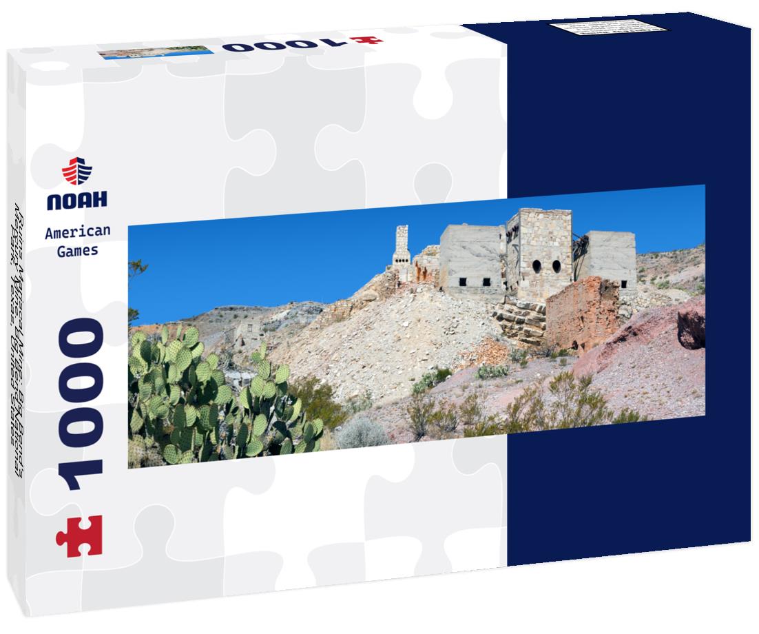 Noah Jigsaw Puzzle Ruins Mariscal Mine: Big Bend's Mercury Mine. Big Bend National Park, Texas, United States panorama 1000 pieces