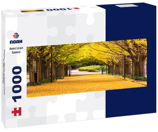 Noah Jigsaw Puzzle Tokyo, Japan autumn park in the morning panorama 1000 pieces