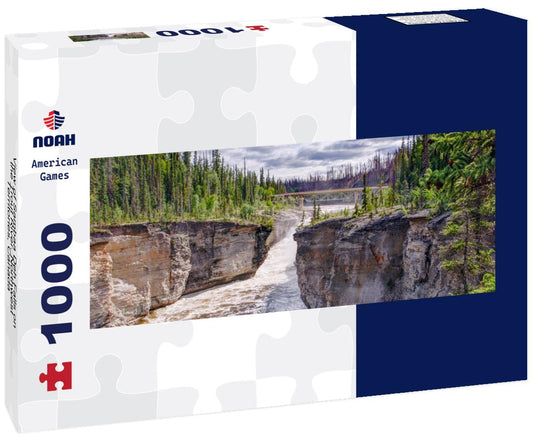 Noah Jigsaw Puzzle View of Sambaa Deh Falls on the Trout River. Northwest Territories, Canada panorama 1000 pieces