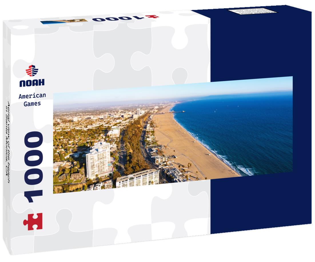 Noah Jigsaw Puzzle Aerial view of the beach in Santa Monica, CA panorama 1000 pieces