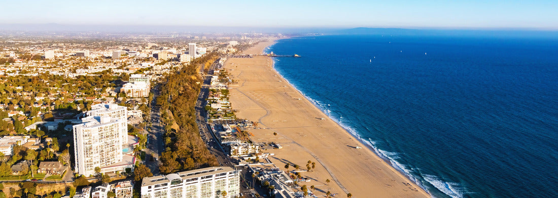 Noah Jigsaw Puzzle Aerial view of the beach in Santa Monica, CA panorama 1000 pieces