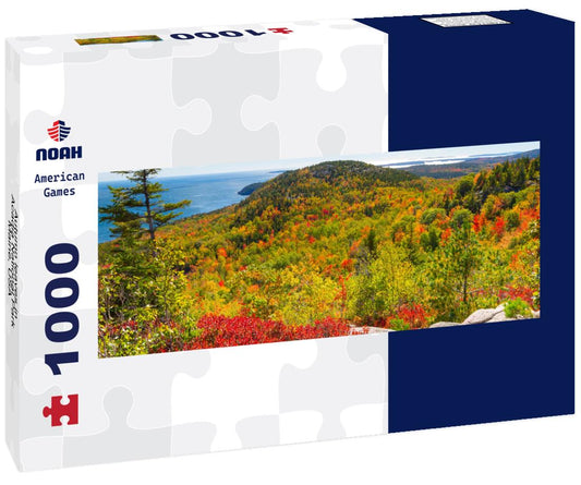 Noah Jigsaw Puzzle Autumn leaves in Acadia National Park, Maine, USA panorama 1000 pieces