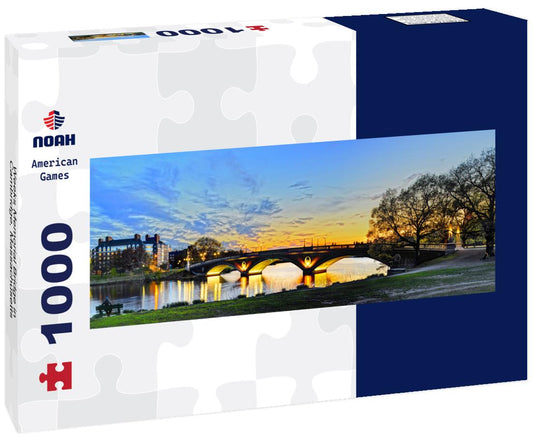 Noah Jigsaw Puzzle Weeks Memorial Bridge in Cambridge, Massachusetts panorama 1000 pieces
