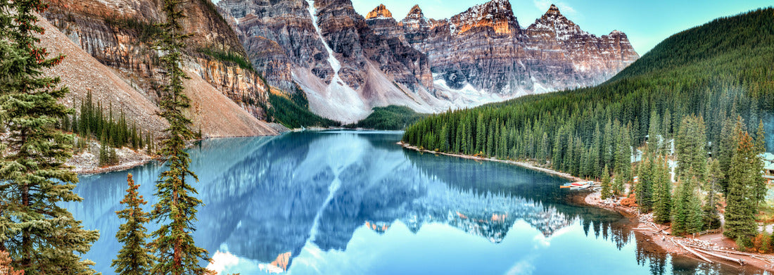 Noah Jigsaw Puzzle Moraine Lake panorama in Banff National Park, Alberta, Canada panorama 1000 pieces