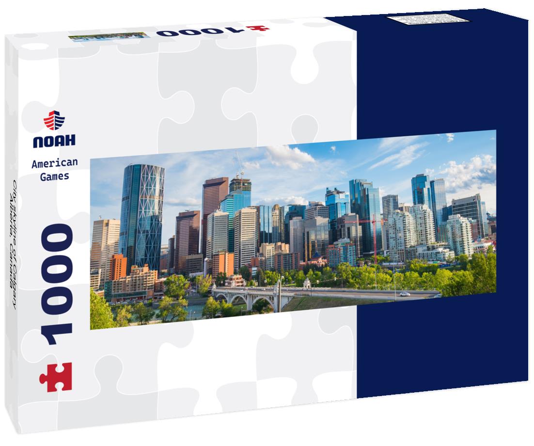 Noah Jigsaw Puzzle City skyline of Calgary, Alberta, Canada panorama 1000 pieces
