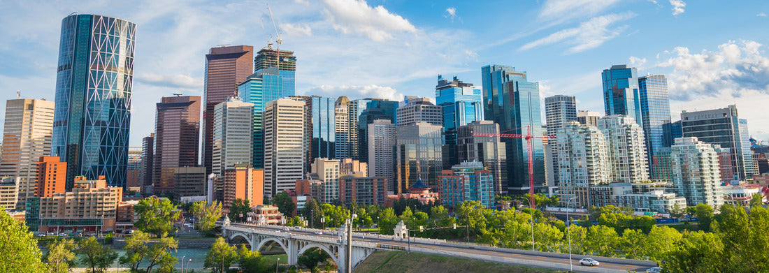 Noah Jigsaw Puzzle City skyline of Calgary, Alberta, Canada panorama 1000 pieces