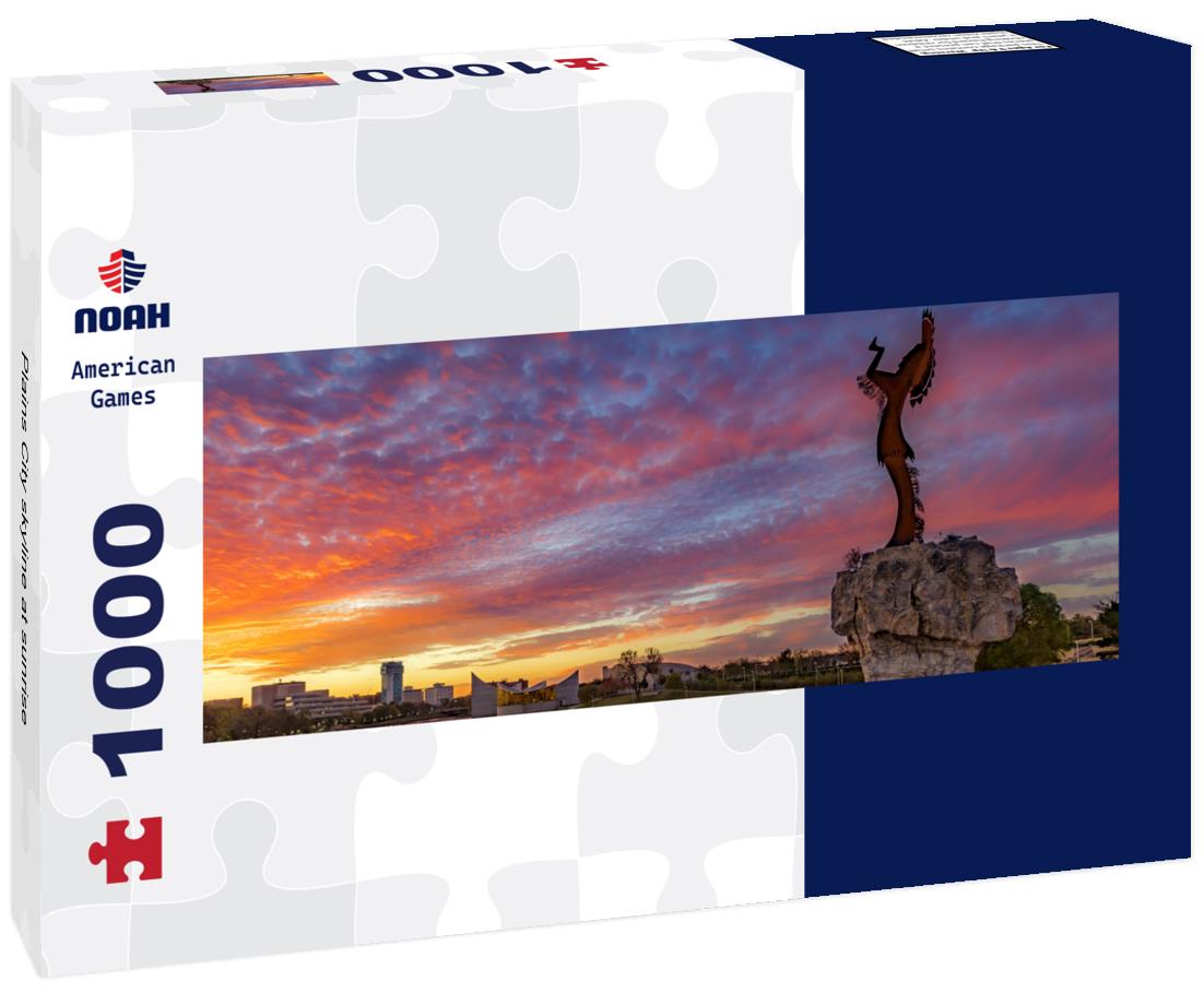 Noah Jigsaw Puzzle Plains City skyline at sunrise panorama 1000 pieces