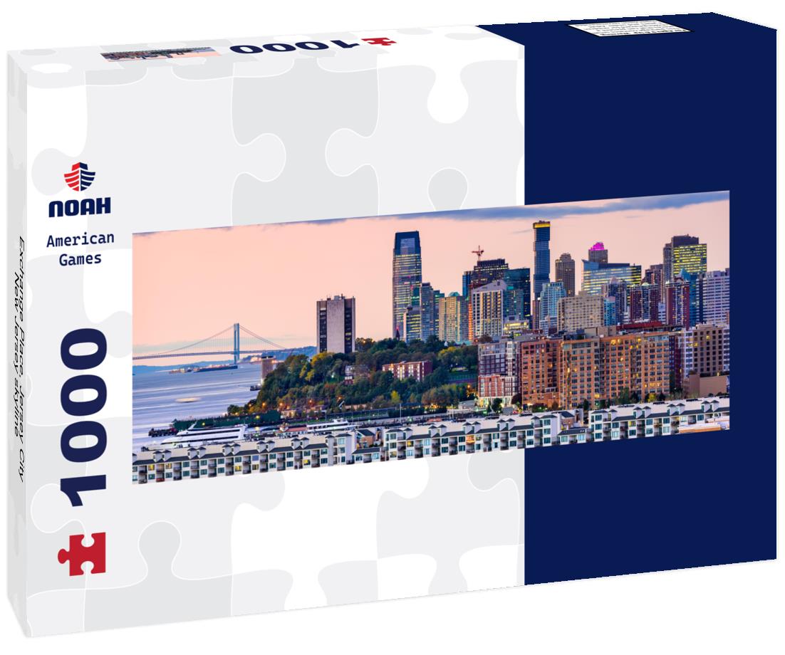 Noah Jigsaw Puzzle Exchange Place, Jersey City, New Jersey skyline panorama 1000 pieces