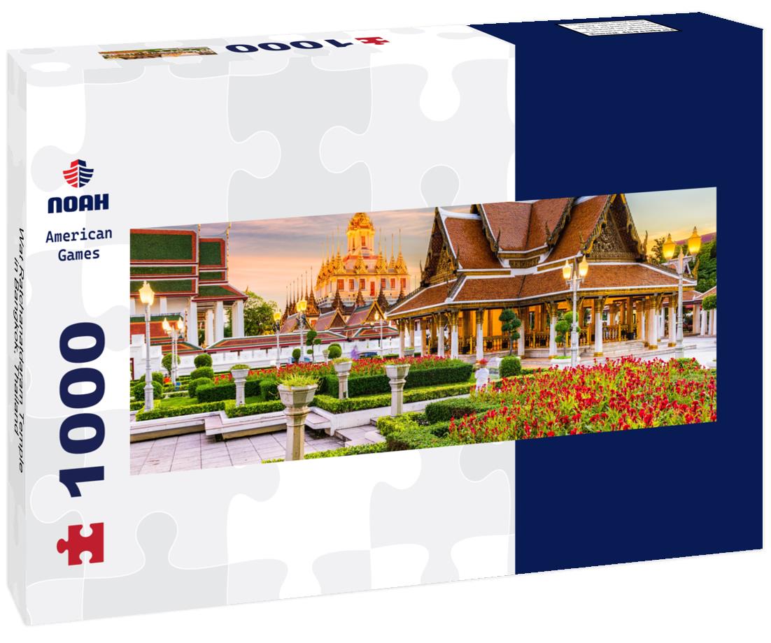Noah Jigsaw Puzzle Wat Ratchanatdaram Temple in Bangkok, Thailand panorama 1000 pieces