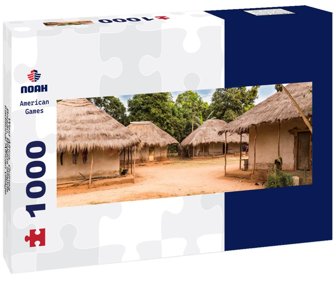 Noah Jigsaw Puzzle West Africa, Guinea-Bissau, Bijagos islands - traditional African village panorama 1000 pieces